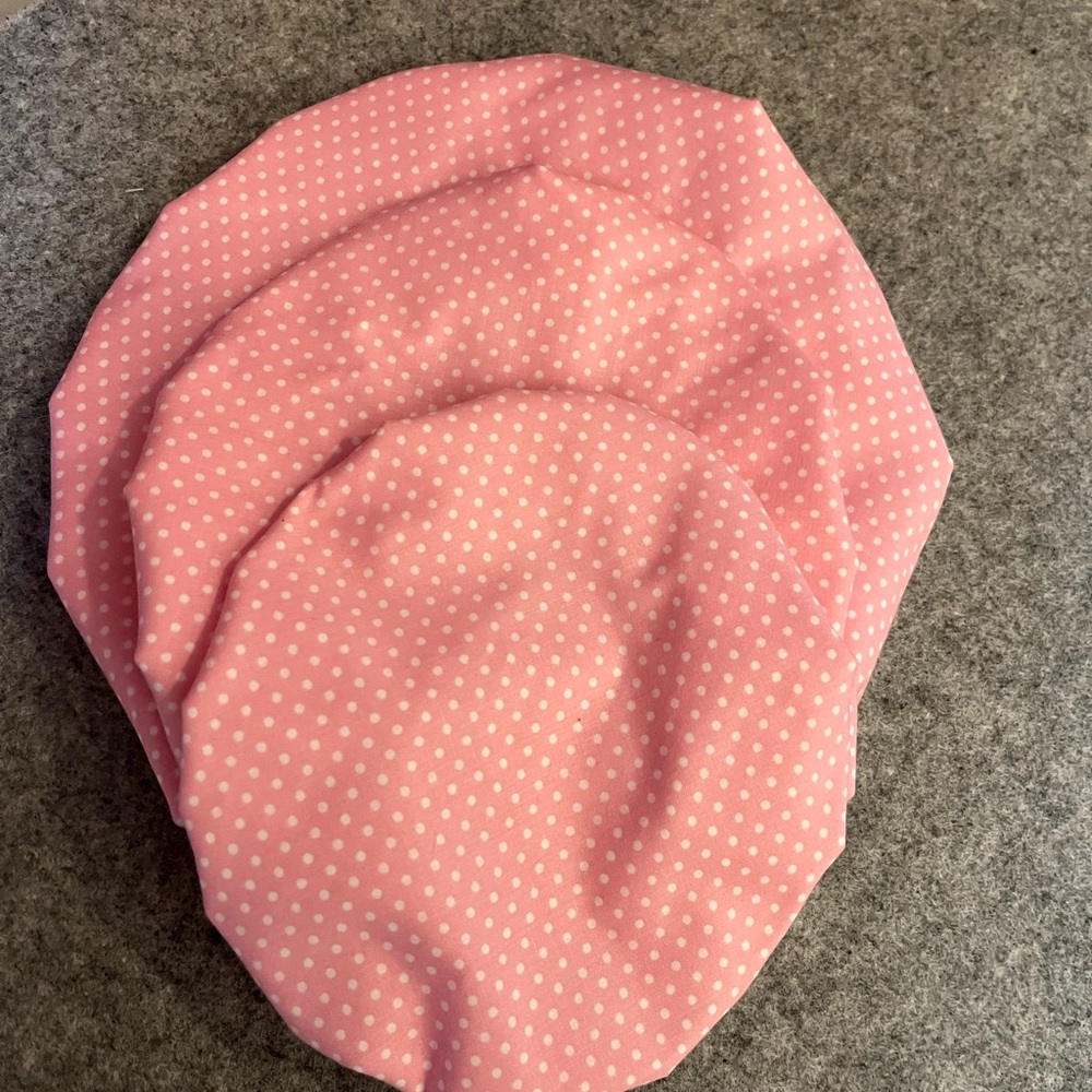 Charming Pink Polka Dot Handmade Storage Covers